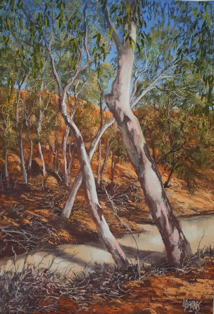 Of Rifts in the Ranges 1 Pastel on paper 470mm x 335mm $1 375.00
